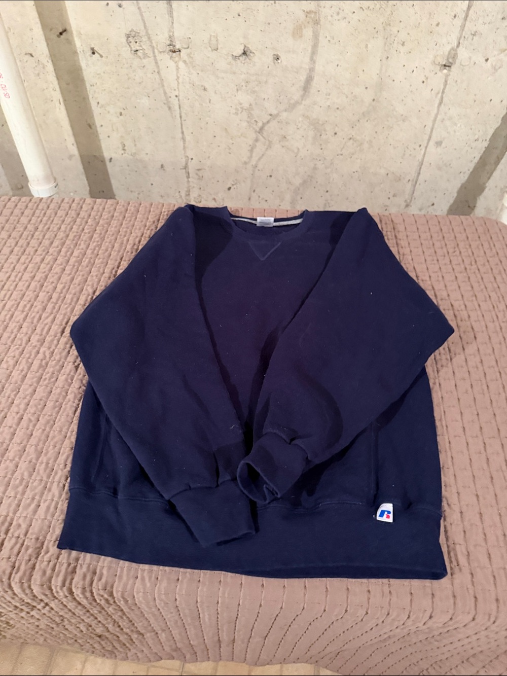 Russell Athletic Navy Blue Crewneck Sweatshirt